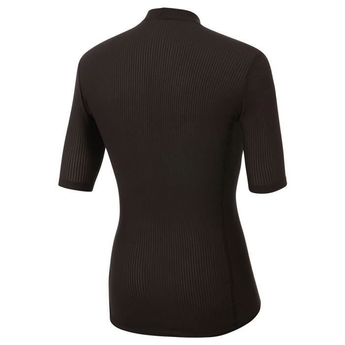 Sportful Bodyfit Pro Baselayer Short SL Tunique d'allaitement, Noir, X-Small Hommes
