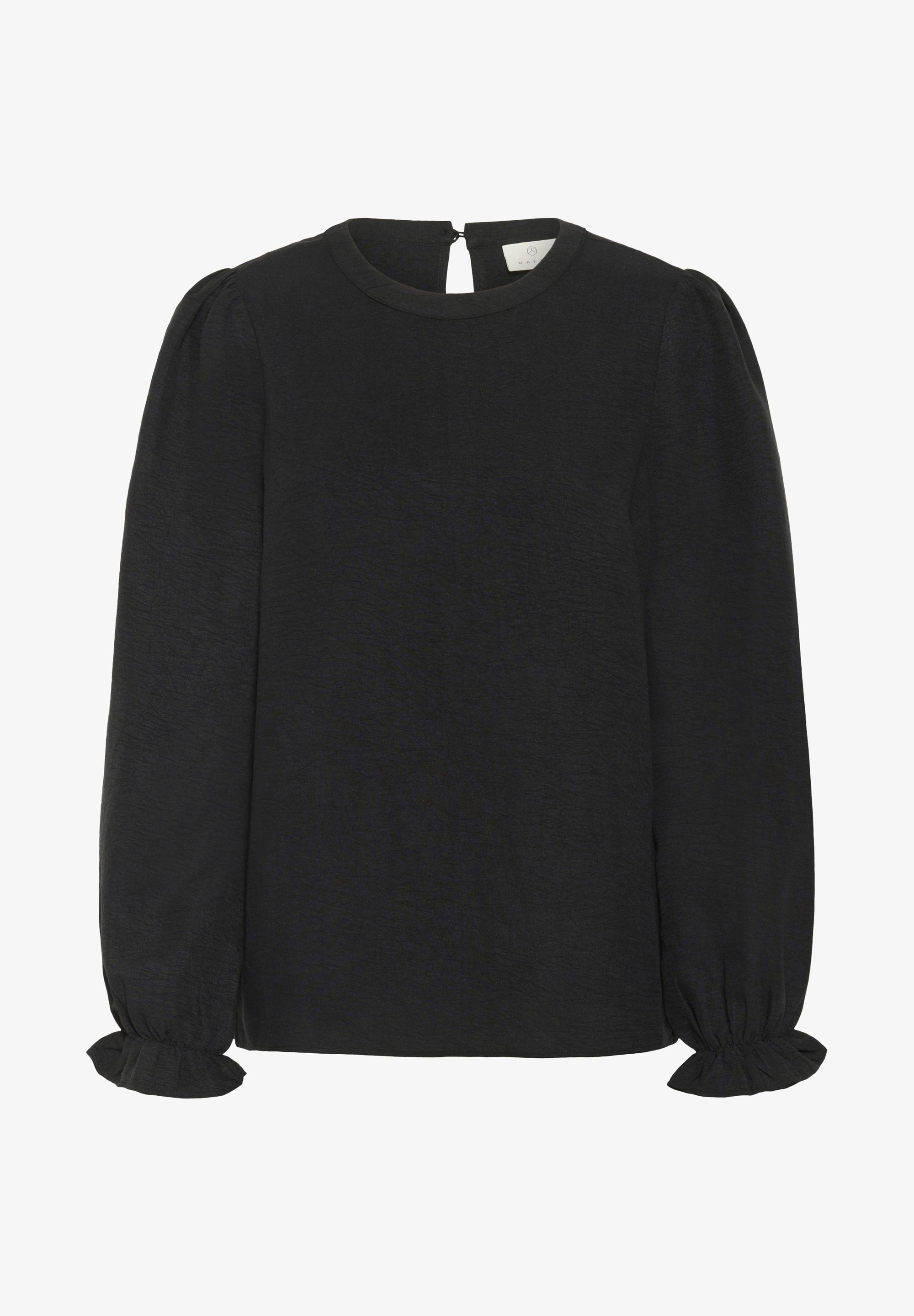 Camicetta Kaffe KANITA ROUND CENK SOLID - nero intenso cc