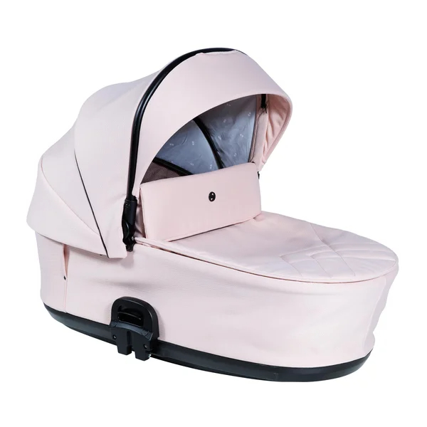 Σετ καροτσιού Nordbaby Active Lux σε χρώμα μπεζ, χρωμιωμένο πλαίσιο