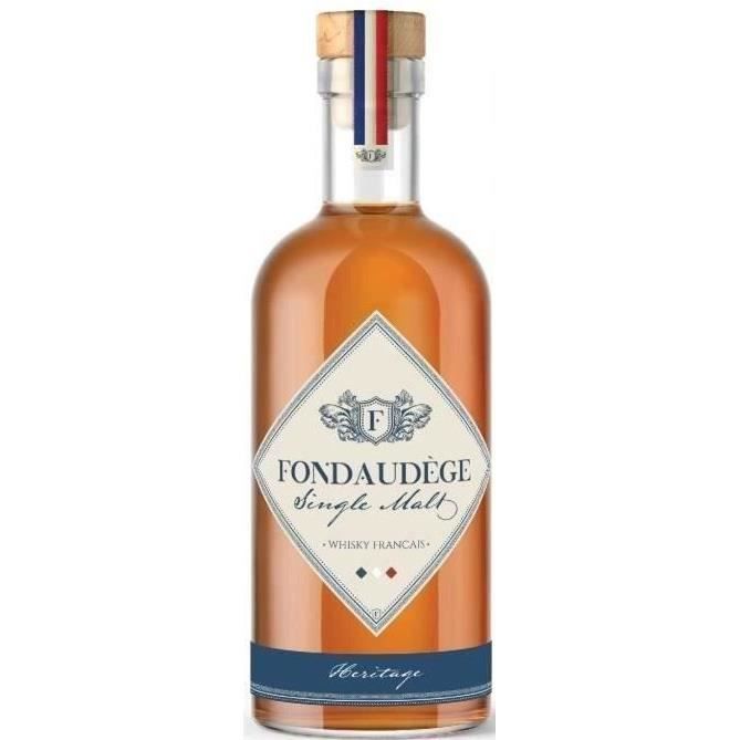 Fondaudège - Héritage - Single Malt - Whisky français - 40.0% Vol. - 70 cl sous étui