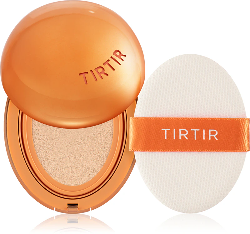Base em esponja TIRTIR Mask Fit AI Filter Cushion de longa duração com acabamento matte.