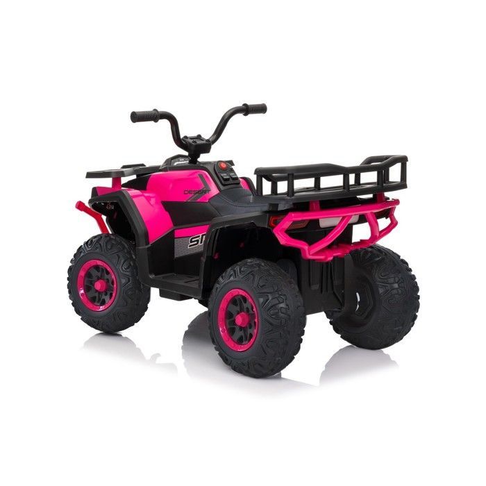 ATAA T-Force Quad 24v Rosa - Coche eléctrico infantil con batería de 24 V y mando a distancia.