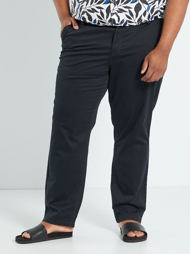 Calça chino reta L30 - Preta