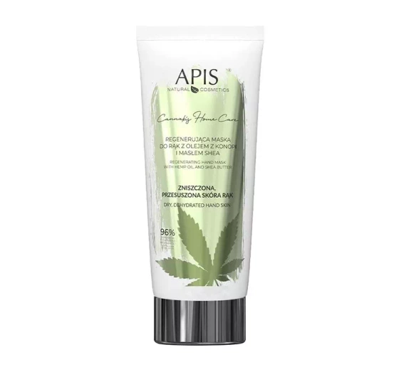 Apis Cannabis Home Care regenerująca maska do rąk 200 ml