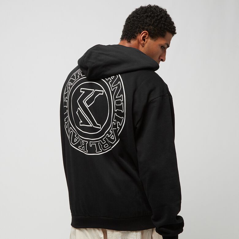 Retro Oversized Kapuzenpullover mit Reißverschluss