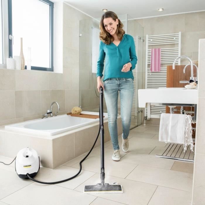 KARCHER SC 3 Easy Fix - Limpiador a vapor - 1900 W - 3,5 bar - Autonomía ilimitada - Elimina hasta el 99,99 % de virus y bacterias