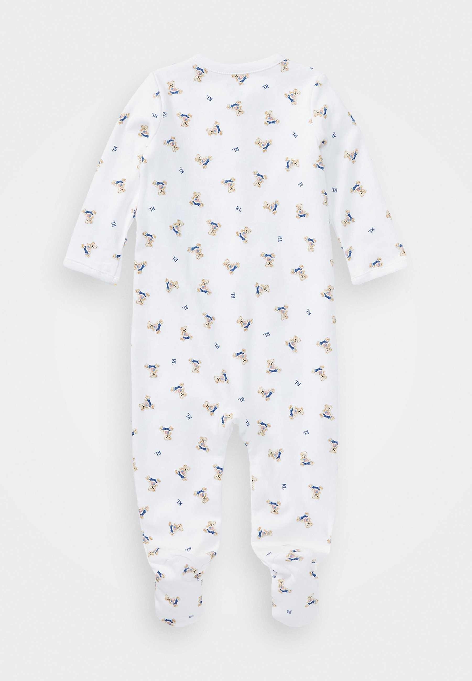 Tuta da notte Polo Ralph Lauren POLO BEAR in cotone - bianco/blu/multicolore