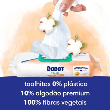 Dodot Baby Aqua Pure Calendula -pyyhkeet 3 x 44 kpl