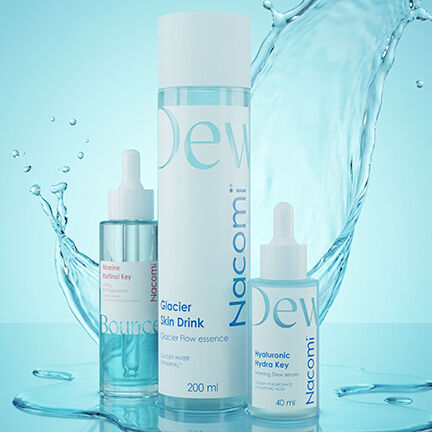 Nacomi Glacier Skin Drink – intensīvi mitrinoša esence