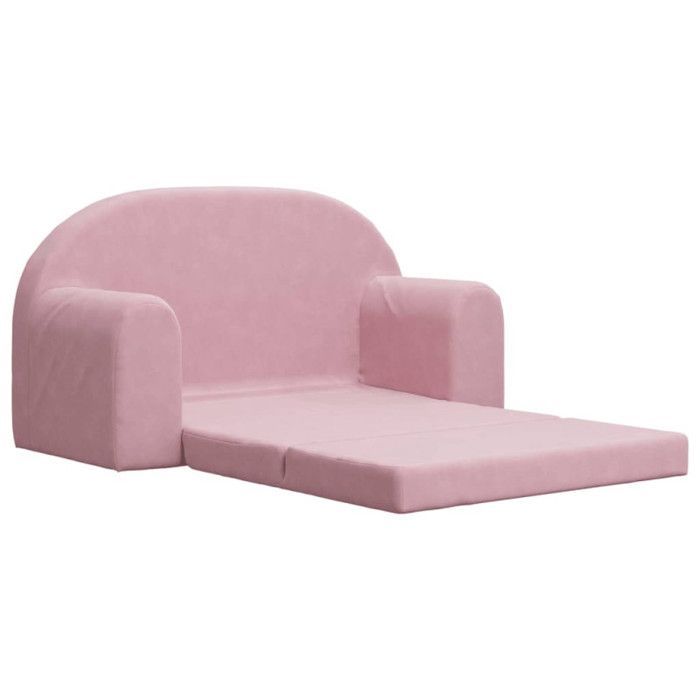 Sofá cama infantil vidaXL, 2 plazas, diván con respaldo y reposabrazos, cama de invitados para niños pequeños, dormitorio 357027