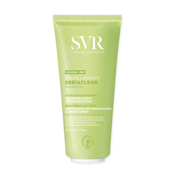 SVR SEBIACLEAR Cremă demachiantă calmantă pentru față, 200 ml