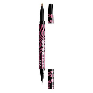 Lápiz delineador de ojos Nyx Professional Makeup Pinstripe Beetlejuice, 1 unidad