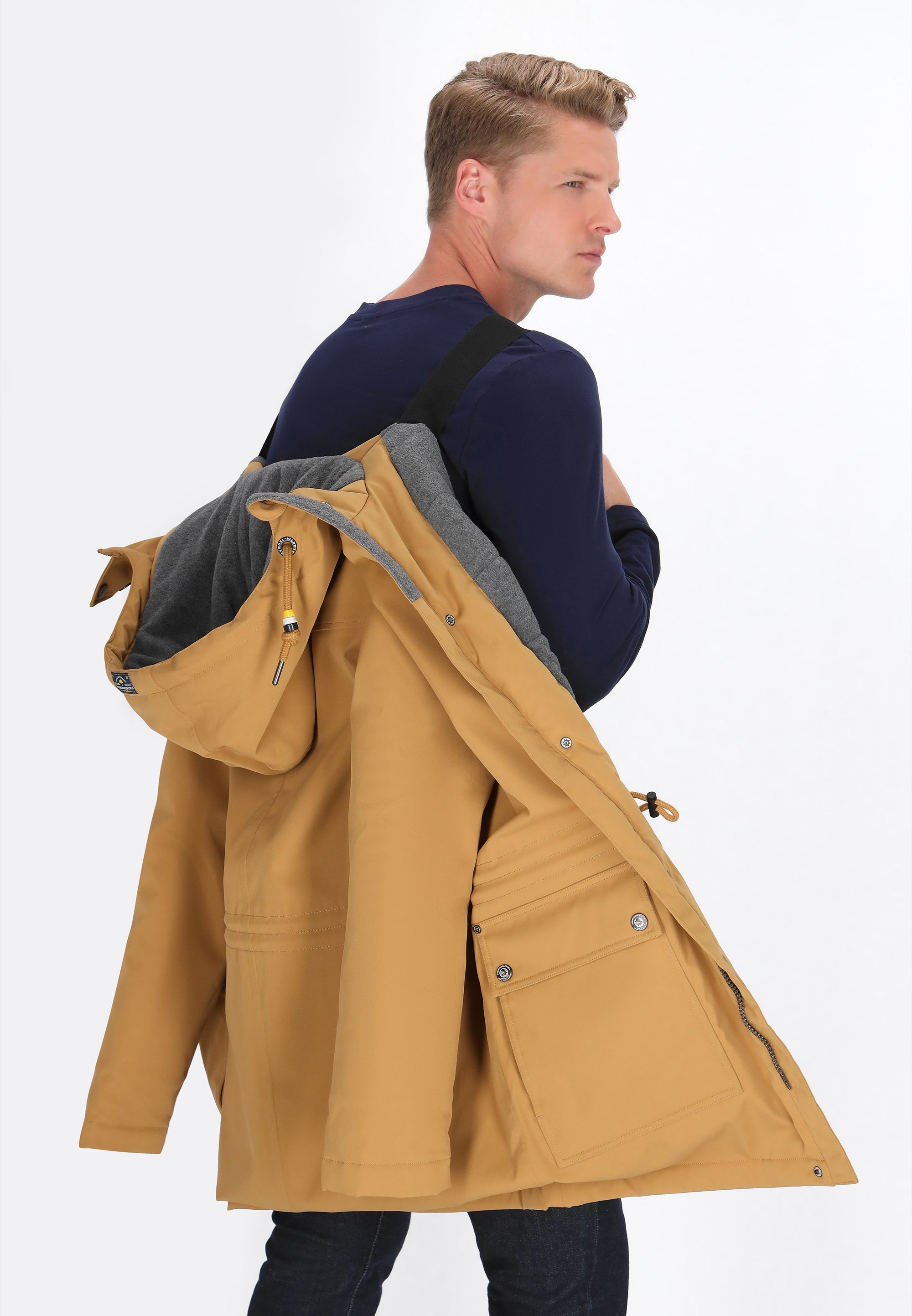 Schmuddelwedda Wintermantel - beige