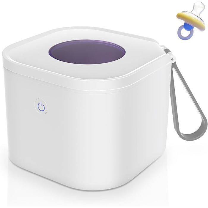 Stérilisateur de biberon UV portable pour bébé, 70 utilisations par charge, stérilise tétines et accessoires de tétine