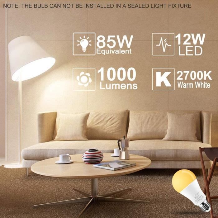 Bombilla LED RGBW de 10 W con casquillo E27, 120 colores, mando a distancia para cambio de color, temporizador y regulable (RGB+blanco cálido) (paquete de 2).
