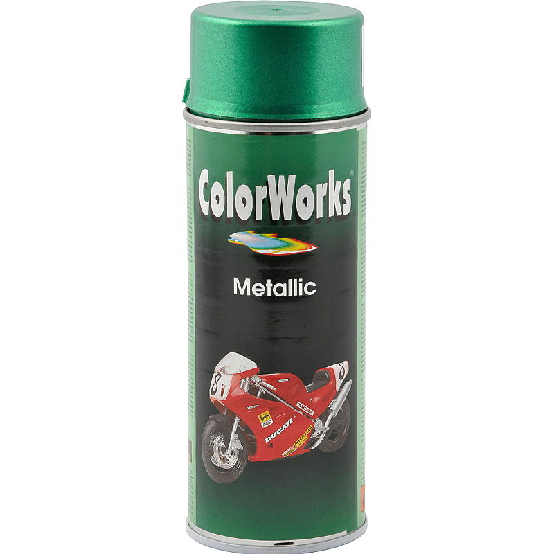 ColorWorks Spraymaling 400ml Metallisk grøn Colorworks