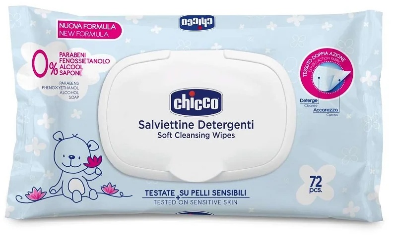 CHICCO Chicco Baby-Reinigungstücher, 72 Stück