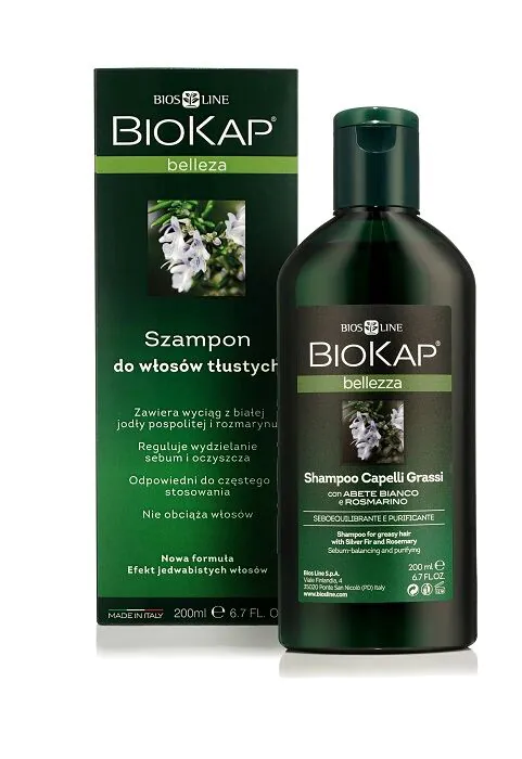 Biokap Bellezza Szampon do włosów tłustych