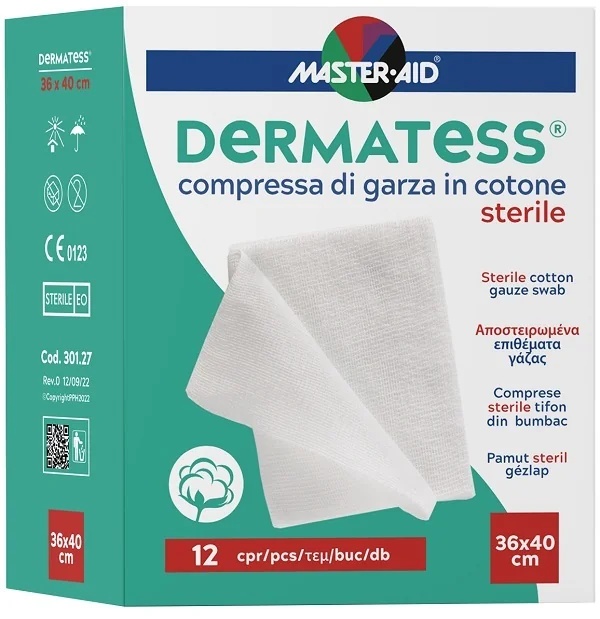 PIETRASANTA PHARMA Dermates Gaze-Verband für Kinderbetten 36x40 12 Stück