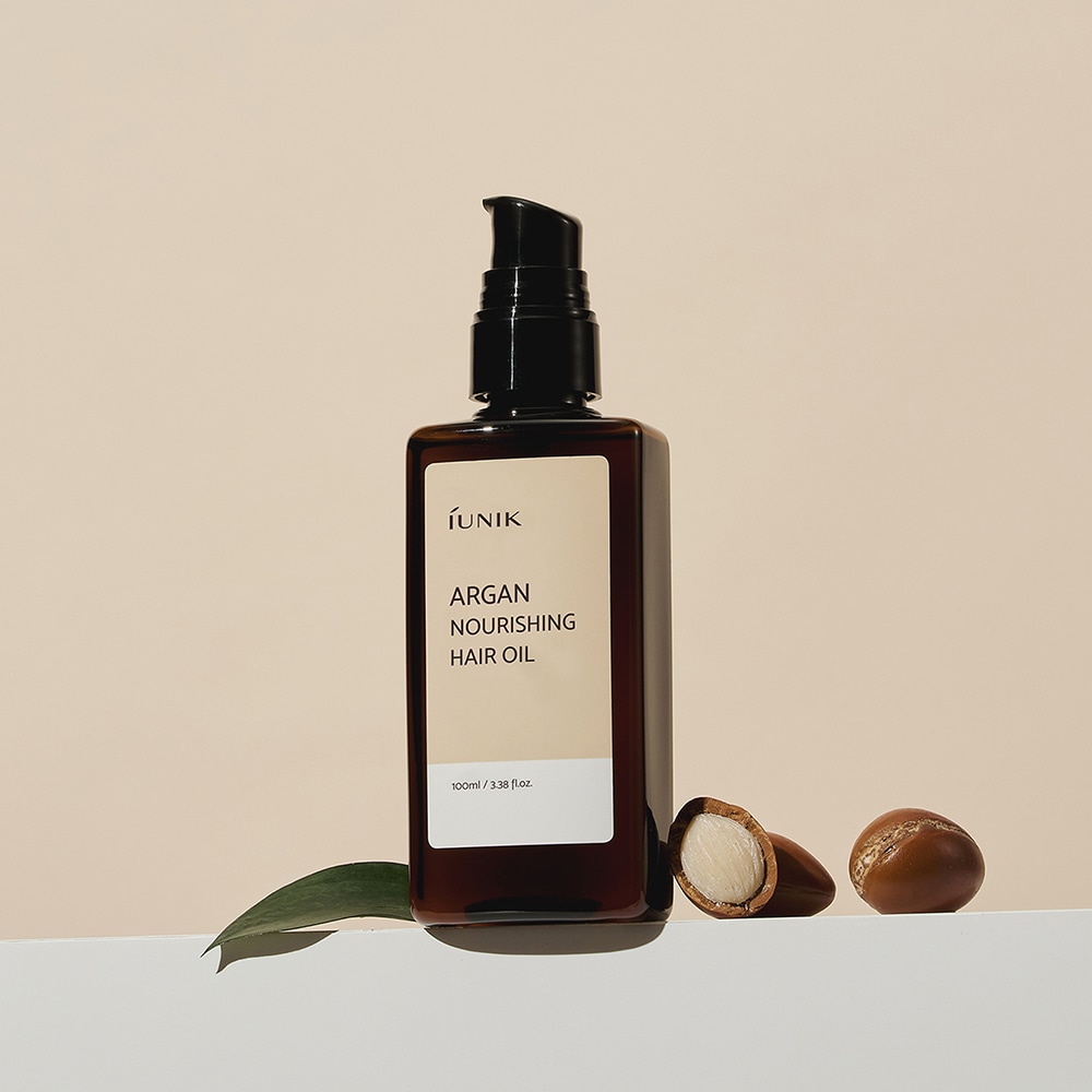 Aceite capilar de argán iUnik – Aceite nutritivo para el cabello – 100 ml