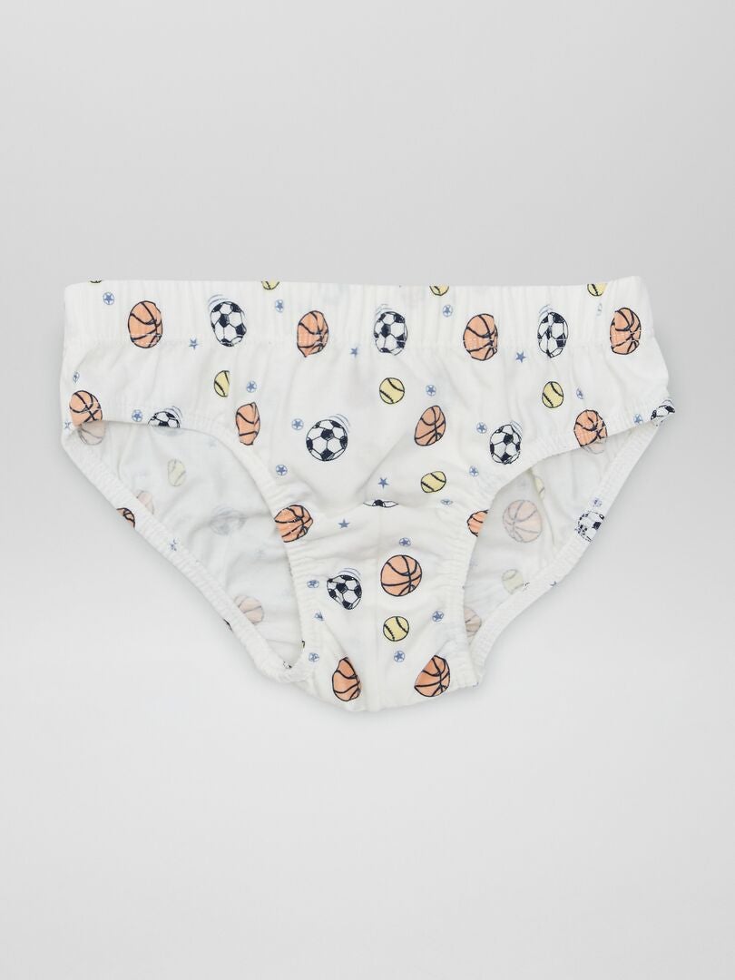 Conjunto de 7 calzoncillos estampados - AZUL