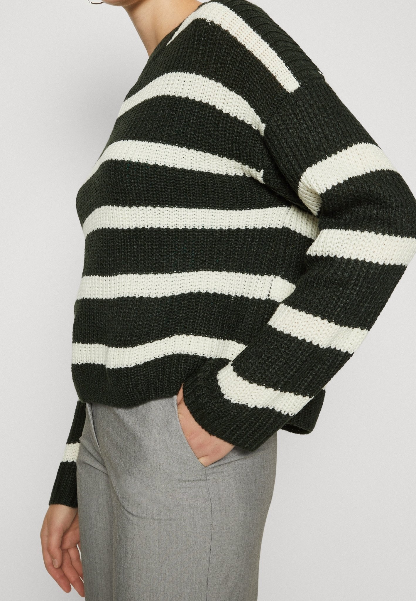 JDY Jumper - donkergroen