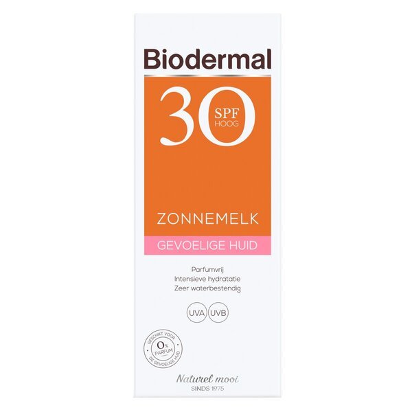 Biodermal sončno mleko za občutljivo kožo z ZF30<br>200ml