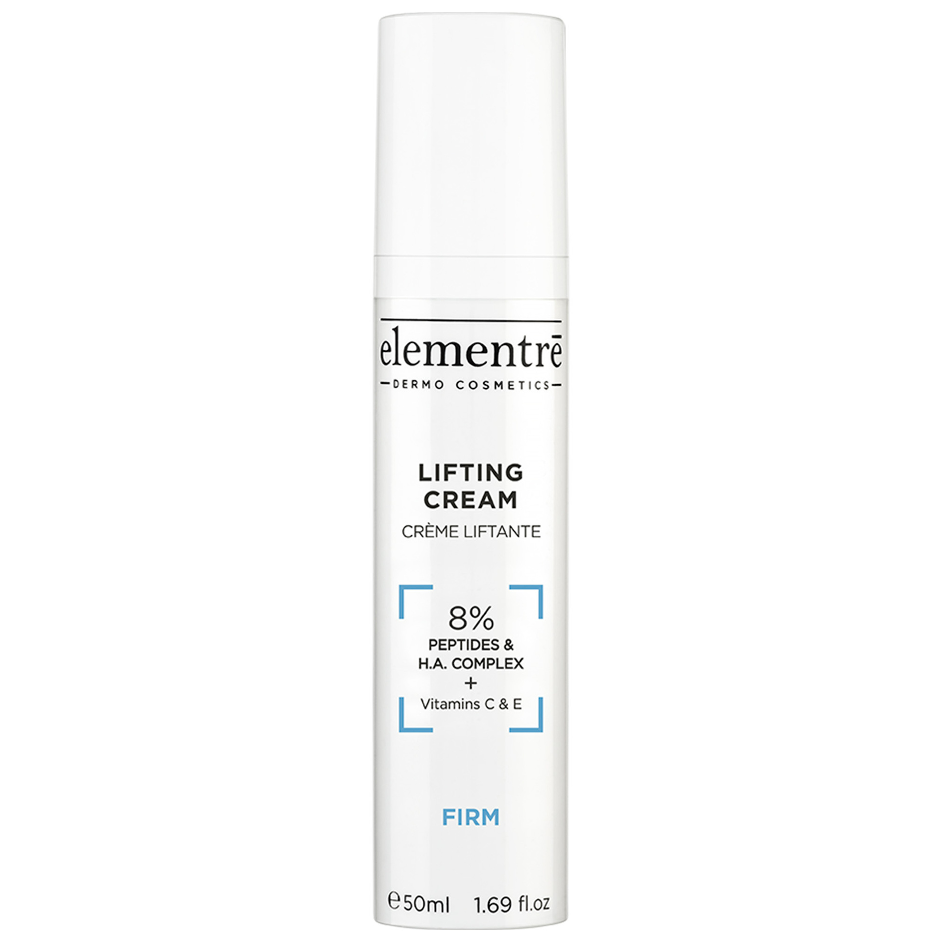 Krema za lifting - 8% peptida i hijaluronska kiselina 50 ml - elementrē