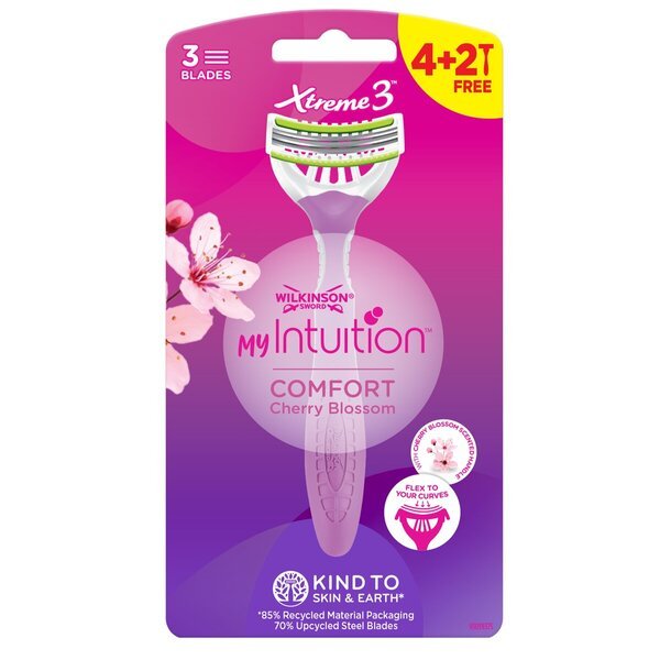 Wilkinson Sword Xtreme3 Beauty vienreizējās lietošanas skuvekļi<br>6 gabali