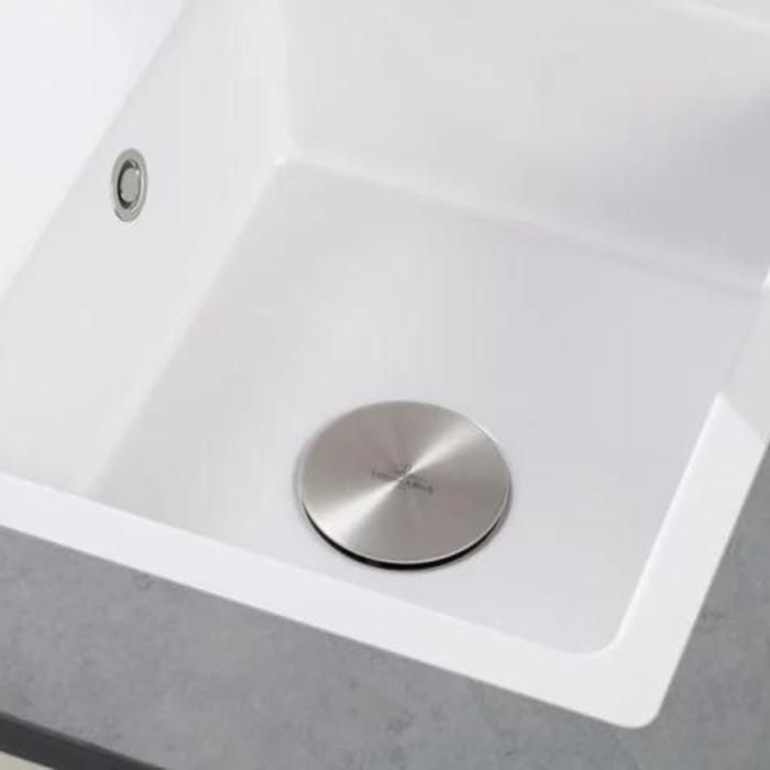 VILLEROY & BOCH Spülbeckenablaufdeckel aus massivem Edelstahl