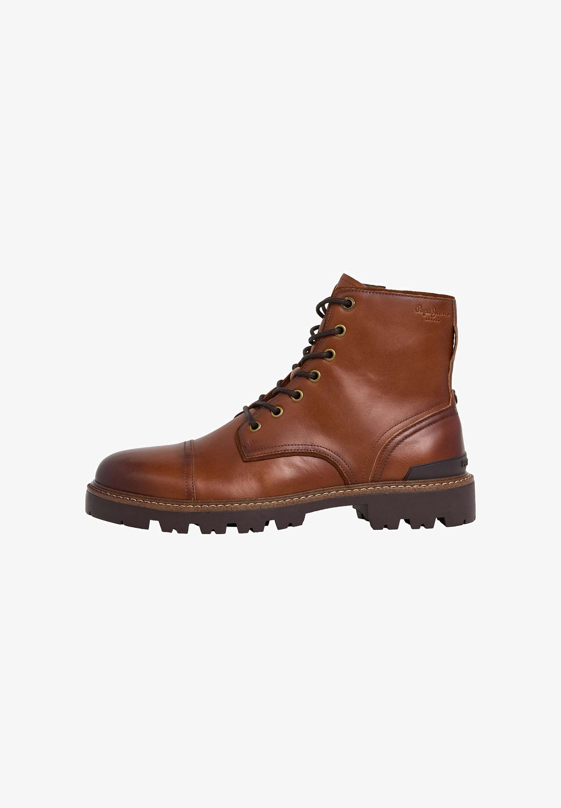 RYAN BRIT M - Snørestøvletter - cognac brownPepe Jeans