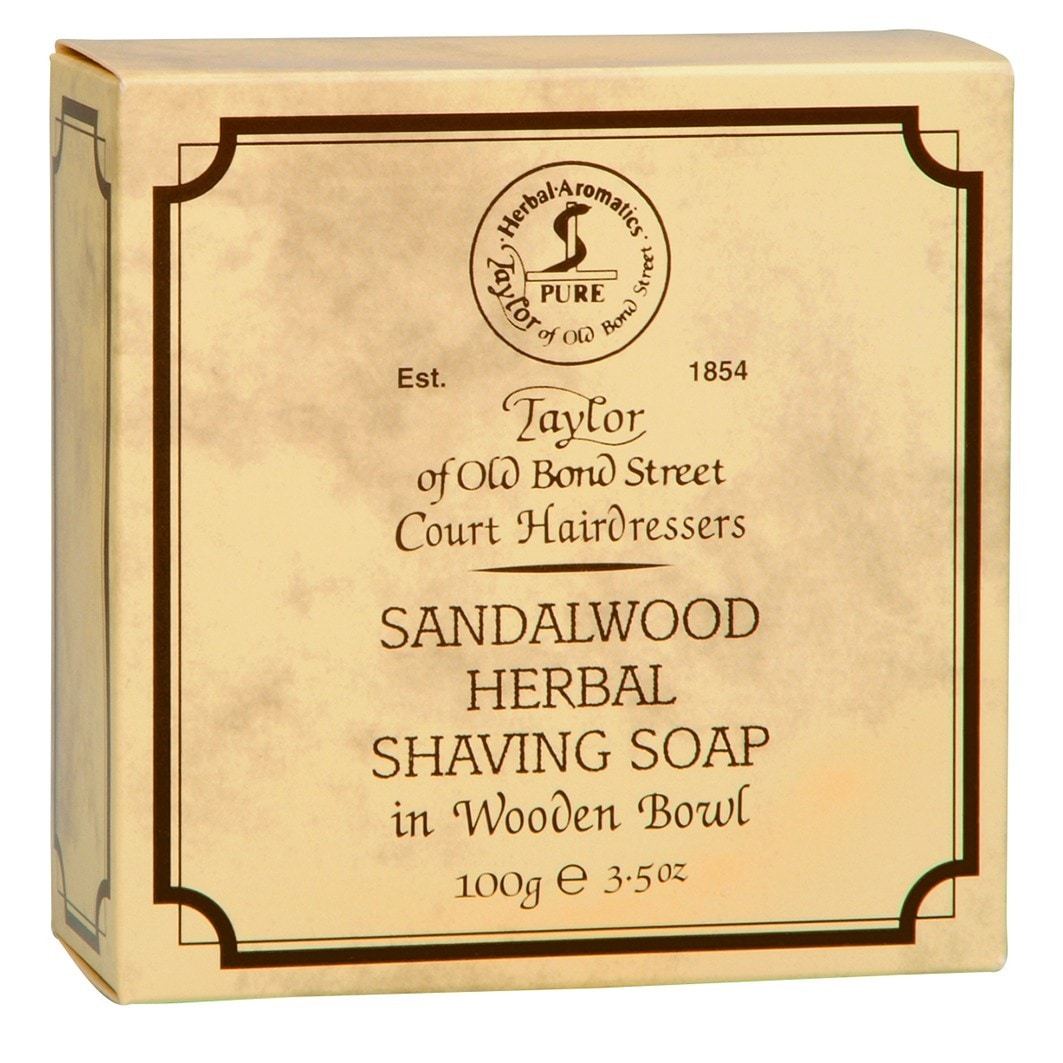 Mydlo na holenie Taylor of Old Bond Street Sandalwood Herb Shaving Foam v drevenej miske - 100 g