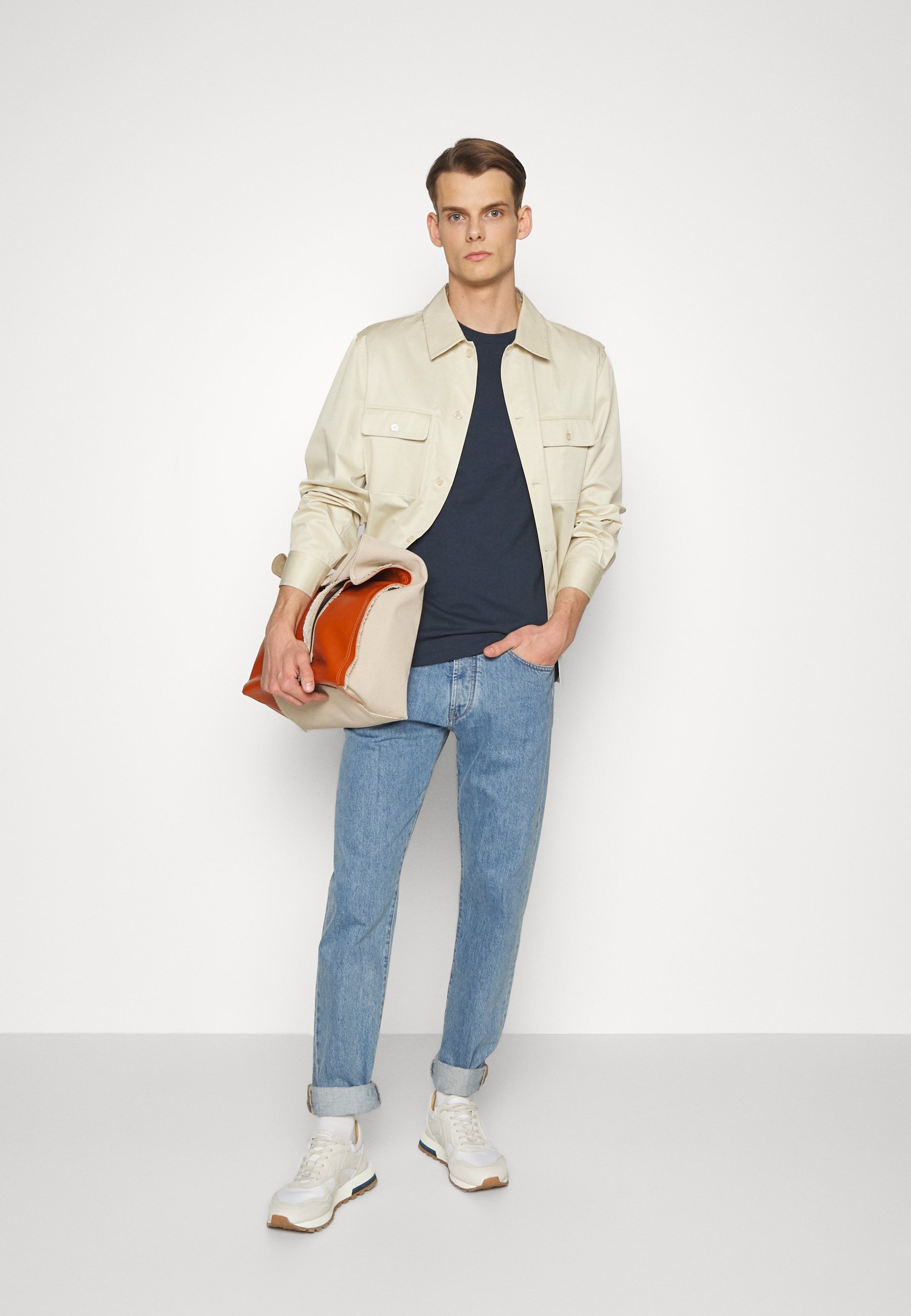 J.LINDEBERG SID - T-shirt basique - bleu marine