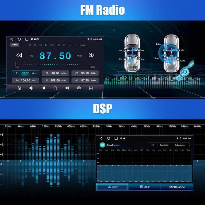 Autorradio Junsun Android 13 para Fiat Ducato (2006-2013) 1GB+32GB Pantalla táctil de 9