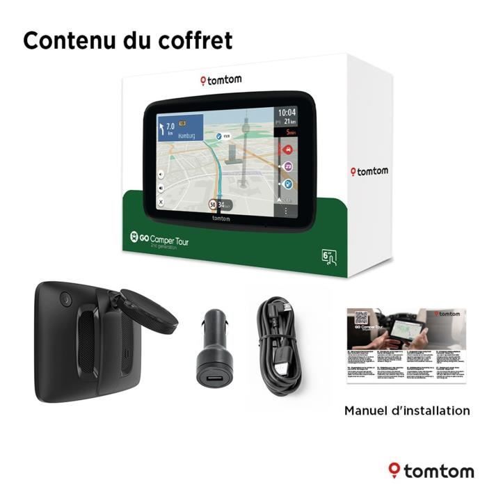 GPS - TOMTOM - GO Camper Tour - Segunda generación - Para autocaravanas y caravanas - Pantalla de 6