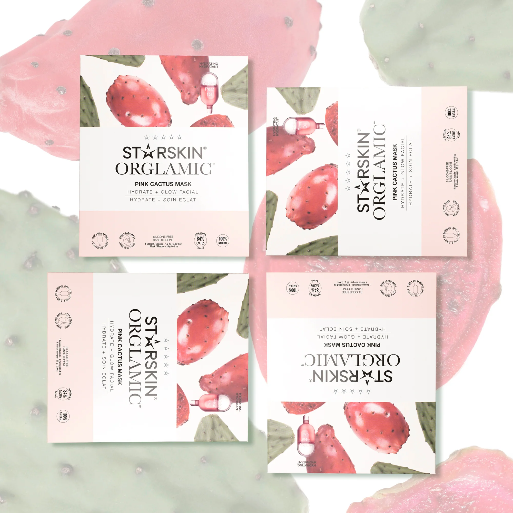 Orglamic ORGLAMIC™ Pink Cactus Mask - Maschera Idratante viso