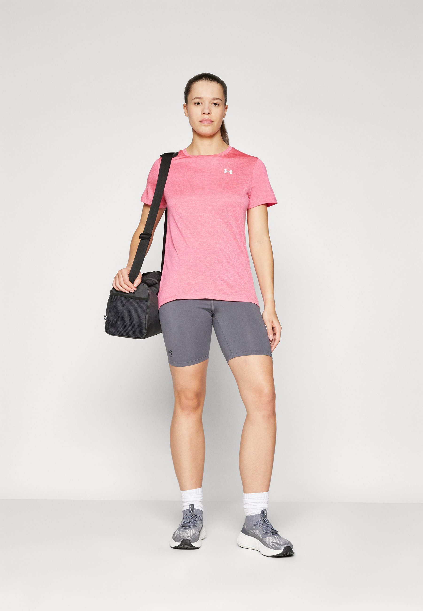 Leginsy Under Armour RIVAL SHORT - Castlerock/czarne