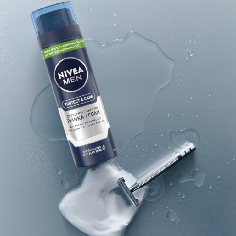 Nivea Men hidratantna pjena za brijanje za muškarce 200ml Protect Care Men