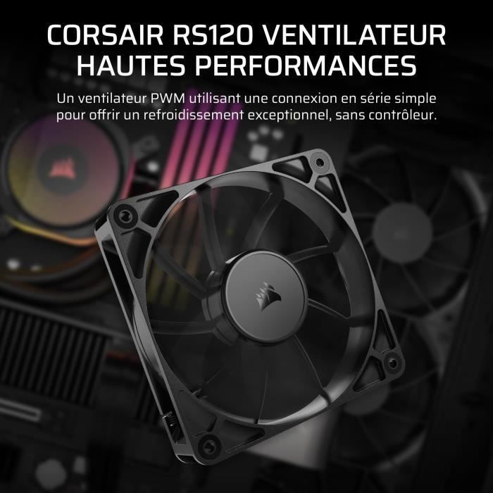 Ventoinha PWM de 120 mm - CORSAIR - RS120