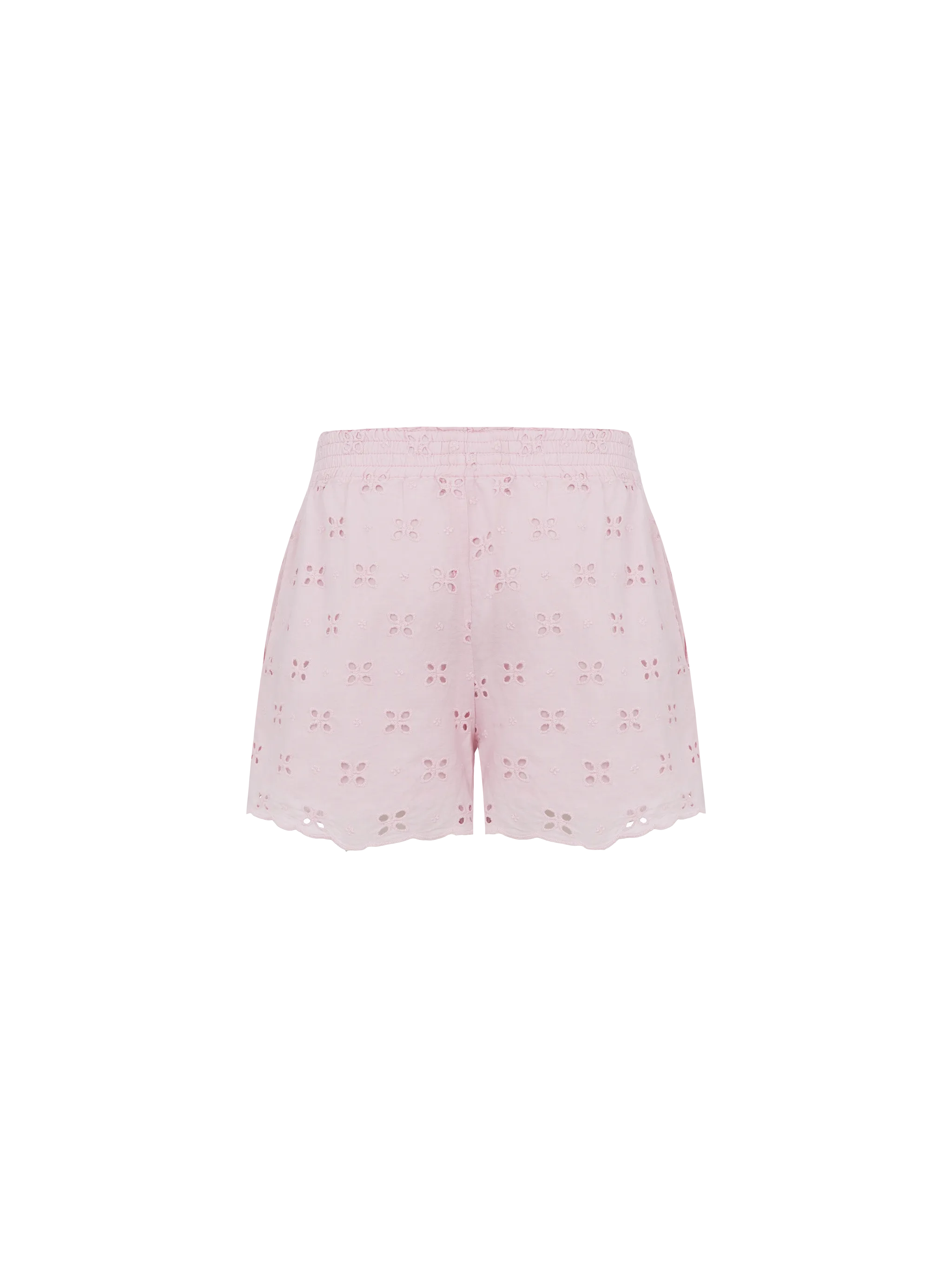Shorts Meave Jr in cotone Sangallo con coulisse