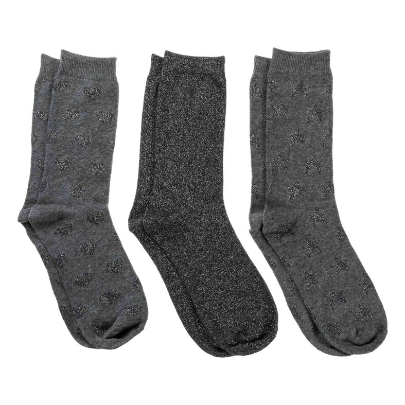 Chaussettes et collants Femme Gris