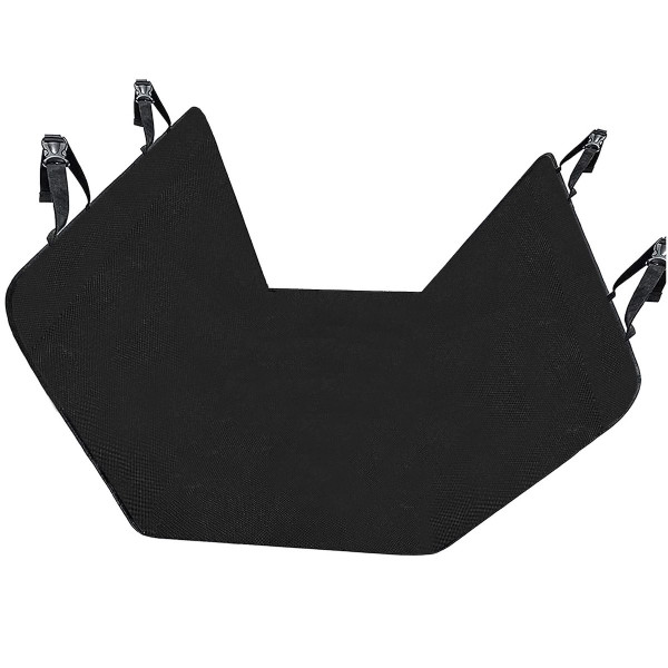Mata na fotel samochodowy 147x137 cm pokrowiec czarny