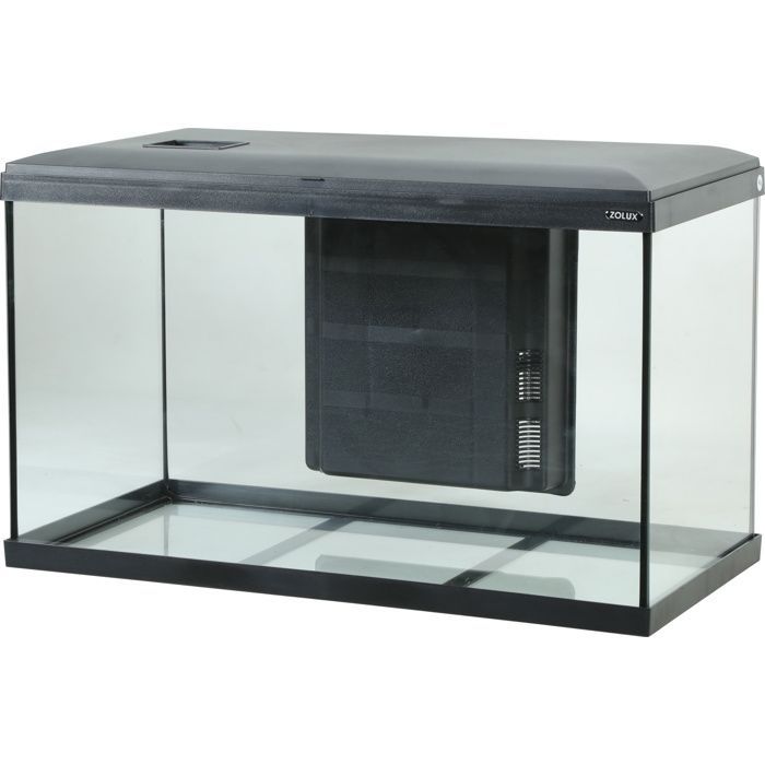Acuario para peces Zolux Tana LED de 60 cm, negro - Negro