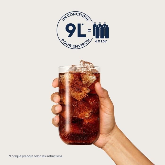 SODASTREAM Concentrates - Pack of 6 Sugar-Free Cola Concentrates - Makes up to 54L of drinks - 440ml