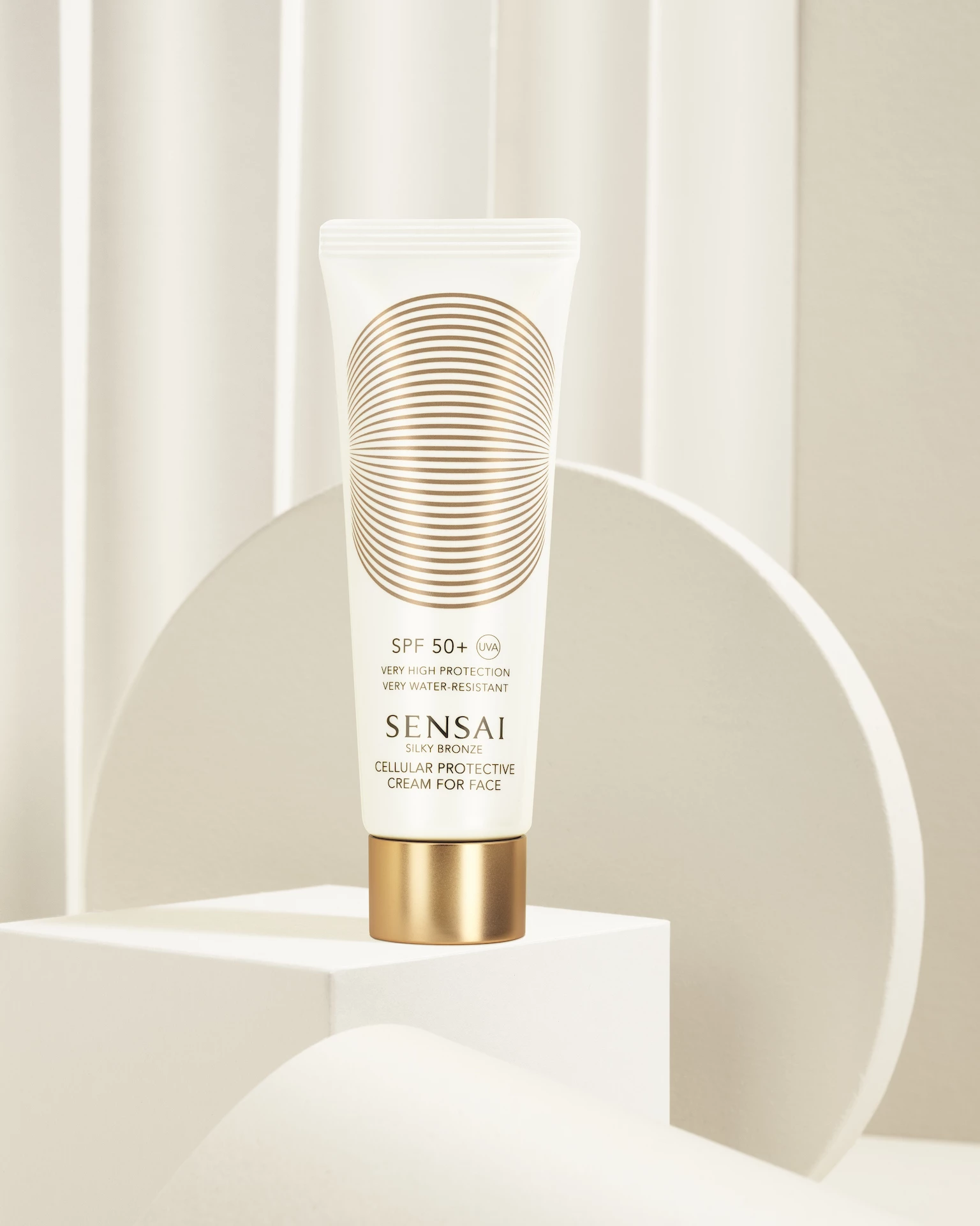 Svilenkasto brončana stanična zaštitna krema za lice SPF50+ 50 ml - SENSAI