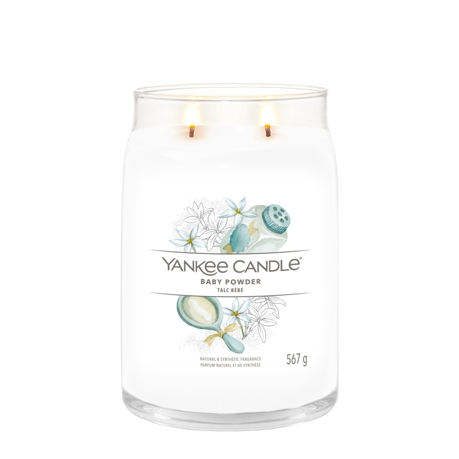 YANKEE CANDLE Grande Jarre Talc Bebe