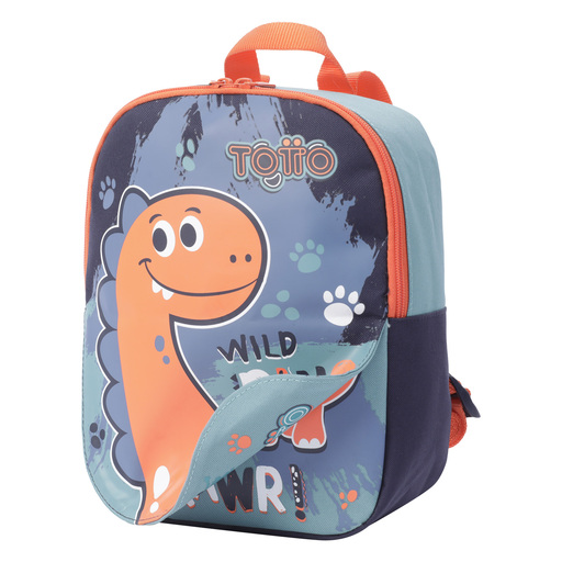  Totto Children's Backpack Dino Rangy Print