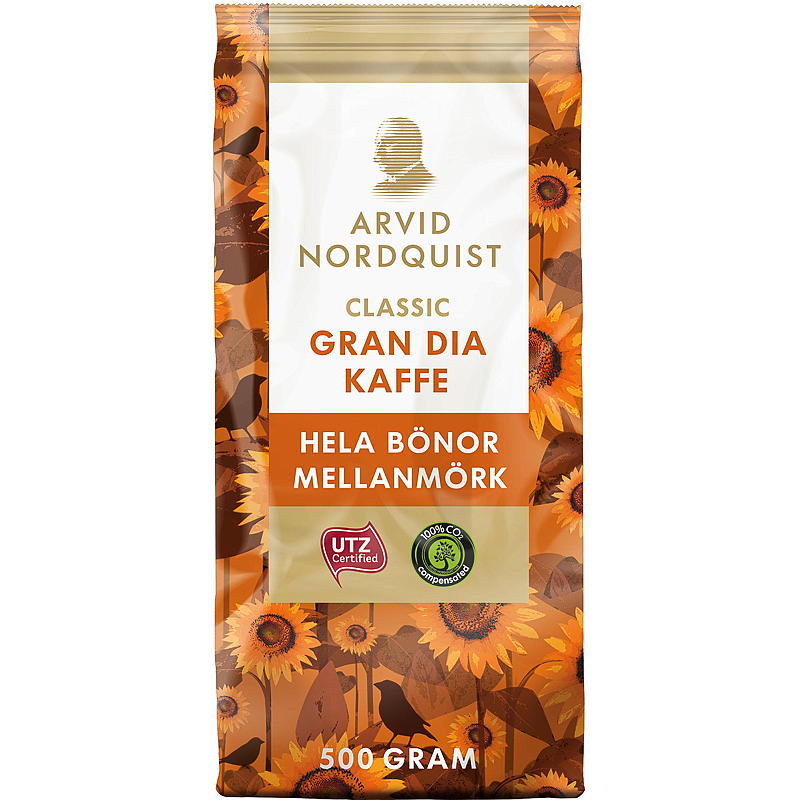 Arvid Nordquist Hele bønner Classic Gran Dia 500 g