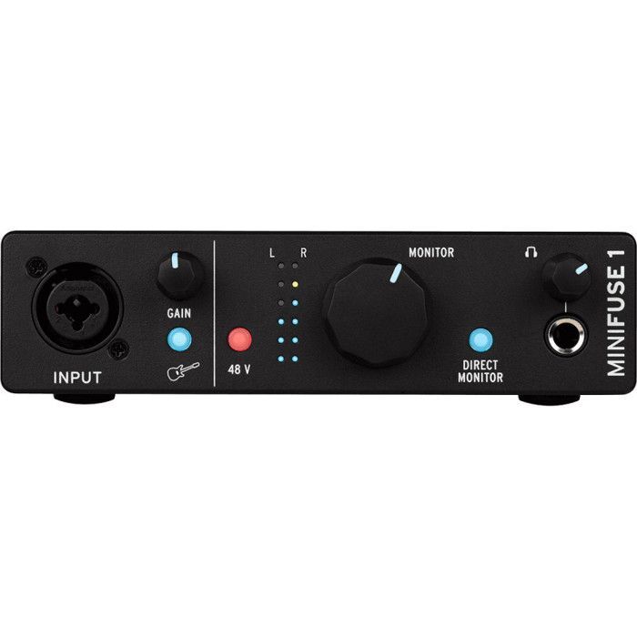 Arturia MiniFuse 1 Black Carte son