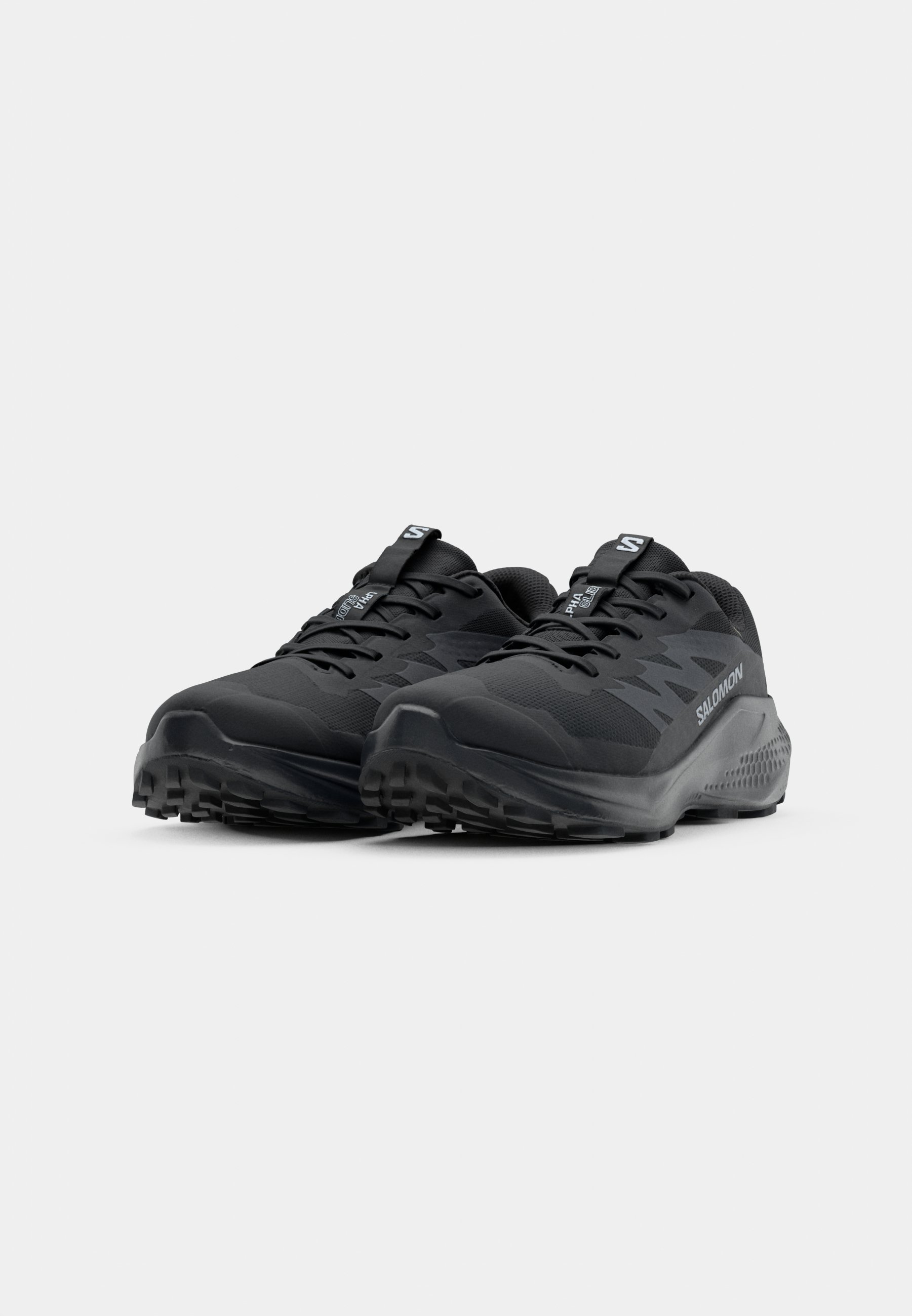 Salomon ALPHAGLIDE GTX - Trailrunning schoenen - zwart/asfalt